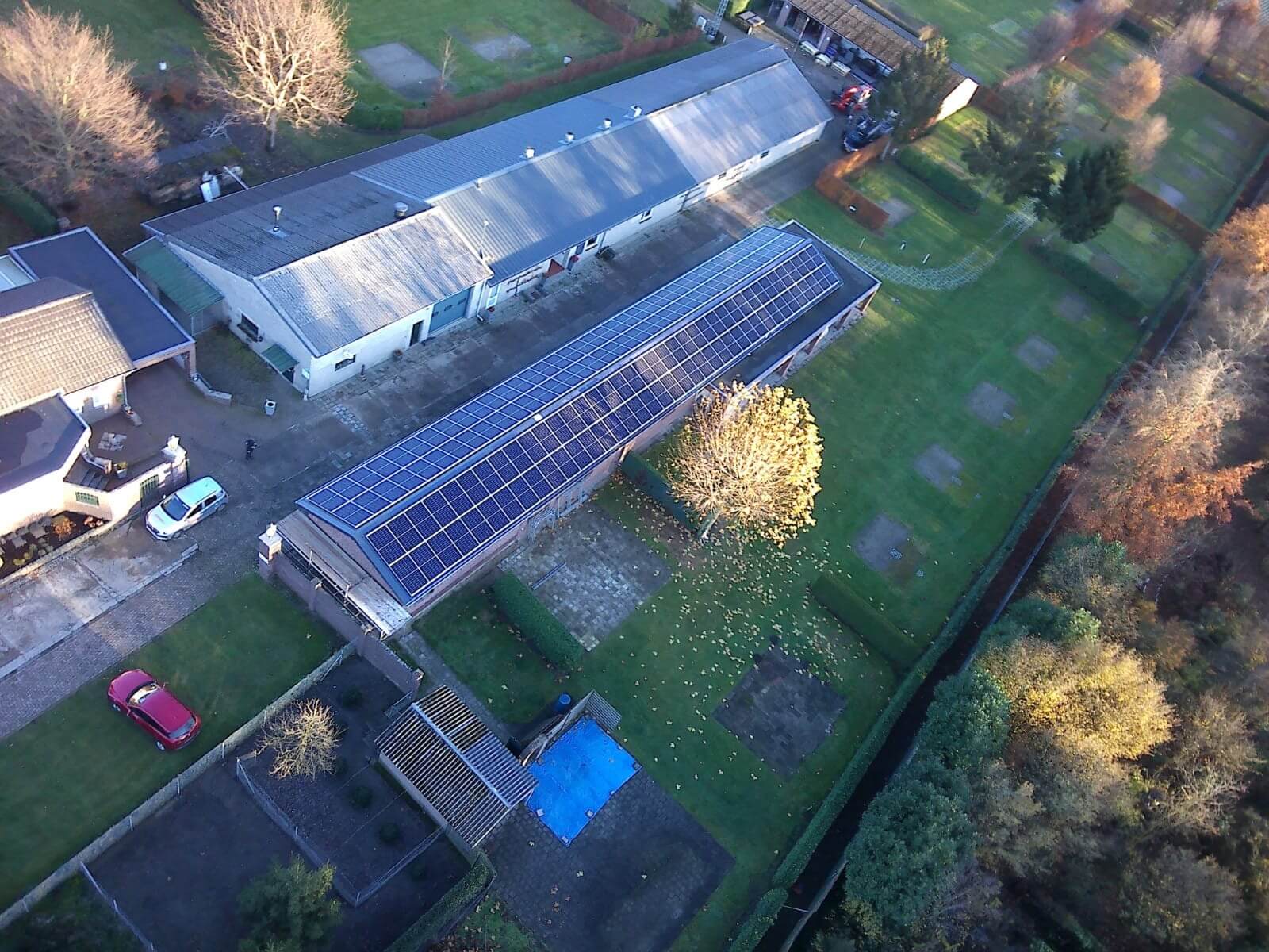 Zonnepanelen van Camping 't Vossenveld